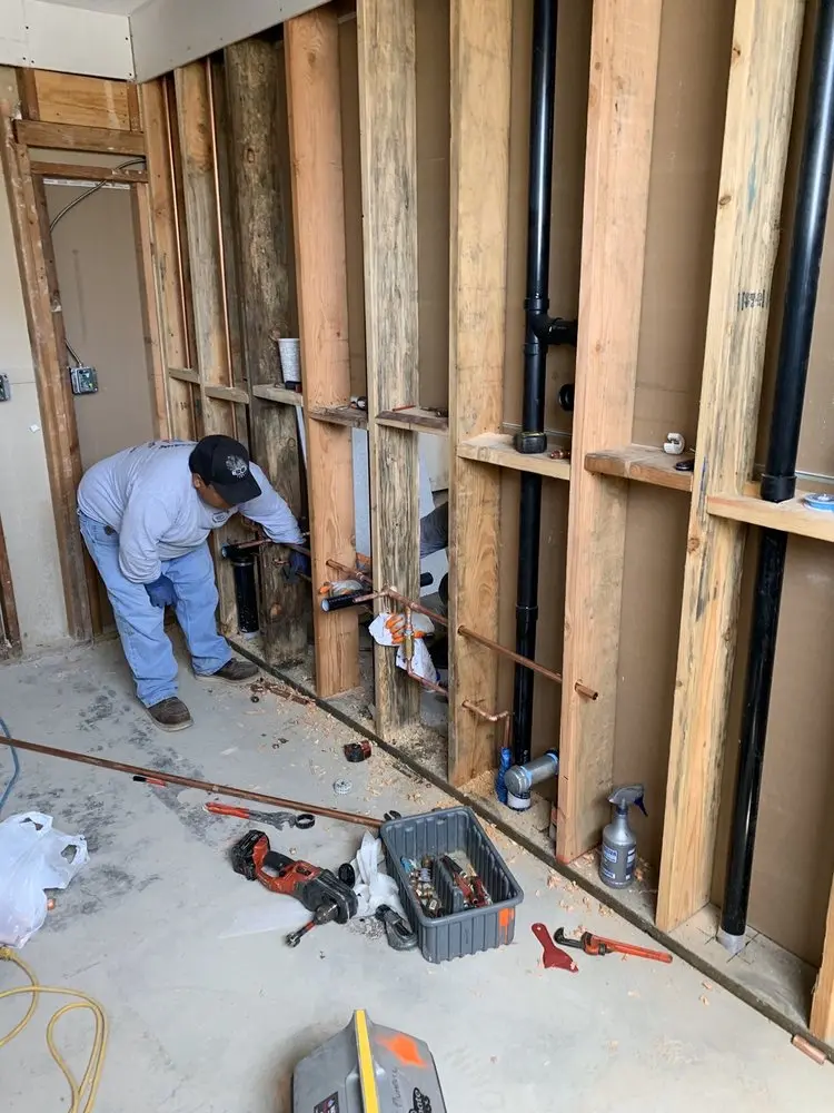 Commercial rough-in plumbing for Water Heater Replacement in Elmira